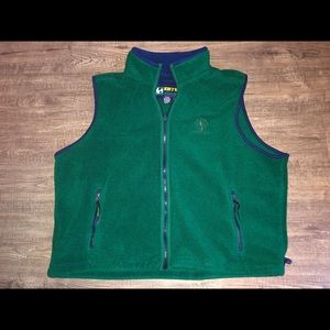 Vintage EB Tech fleece vest size men’s Xl green